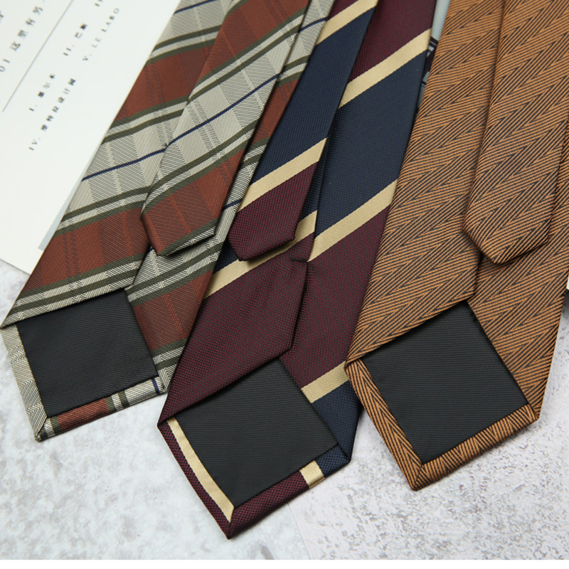 New Trendy Striped Neckties Fo – Skinny Tie Men Bewertung und Preis