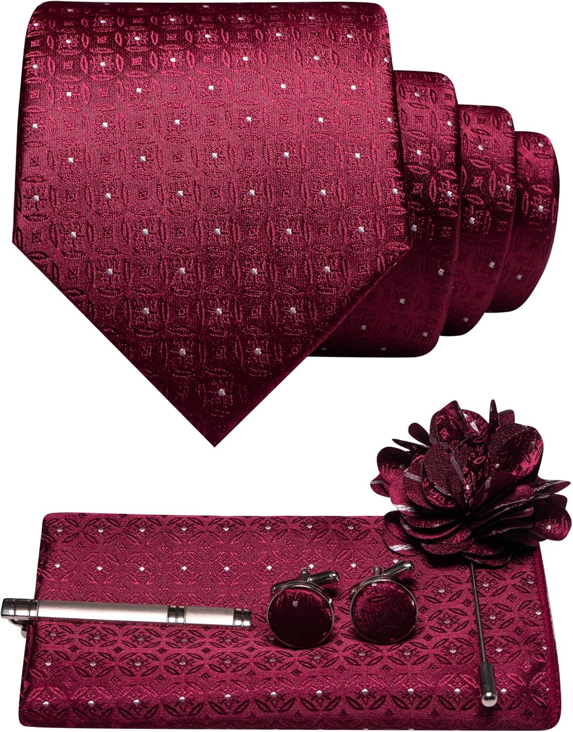 5PCS Men's Tie Set with Pocket – Pocket Square Set Bewertung und Preis