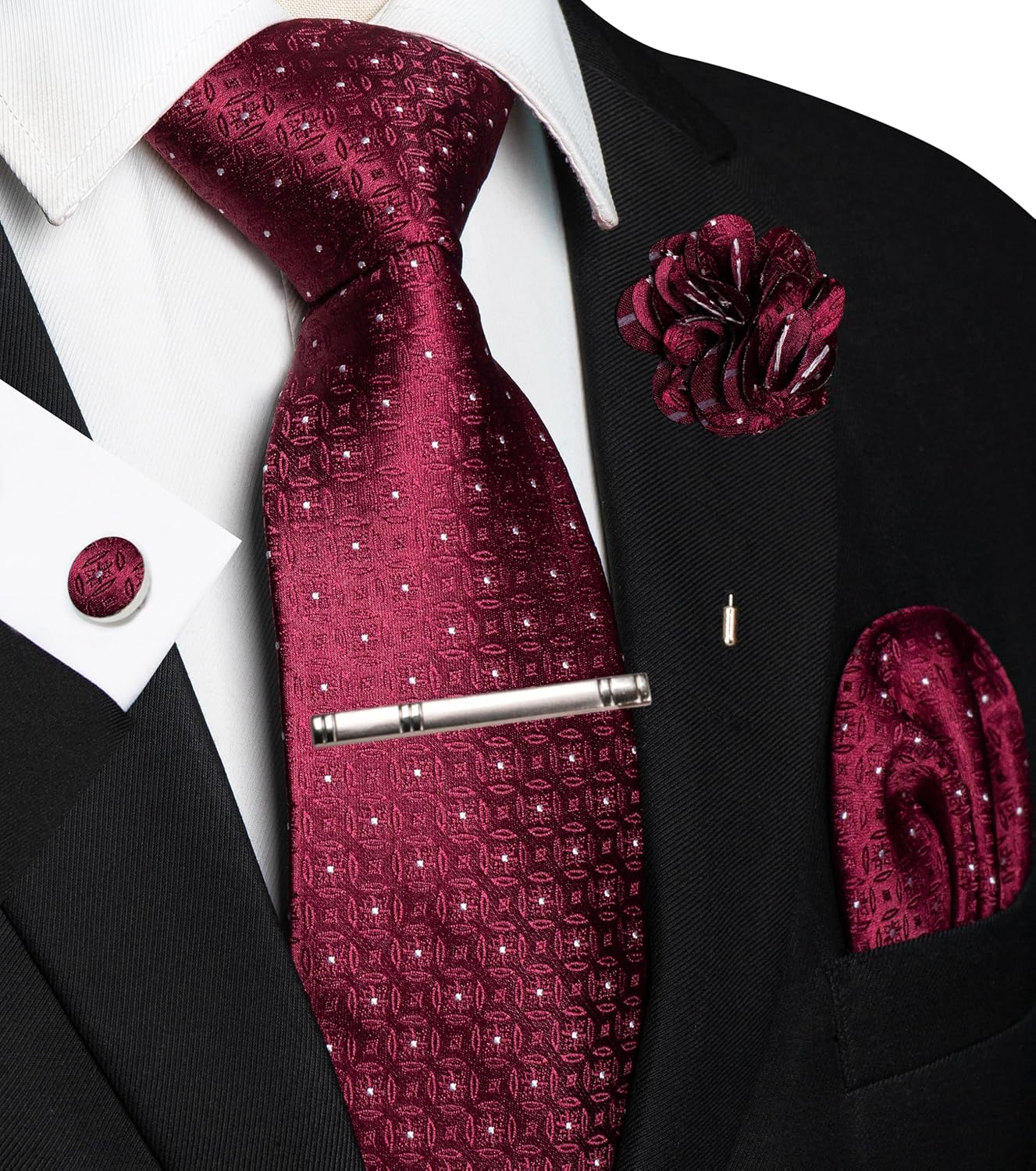 5PCS Men's Tie Set with Pocket – Pocket Square Set Bewertung und Preis