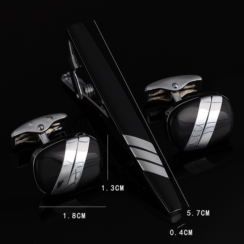 Mens Ties Clip Cufflinks Set S – Tie Bar Set Gift Bewertung und Preis