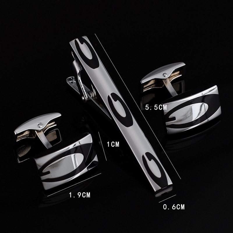 Mens Ties Clip Cufflinks Set S – Tie Bar Set Gift Bewertung und Preis