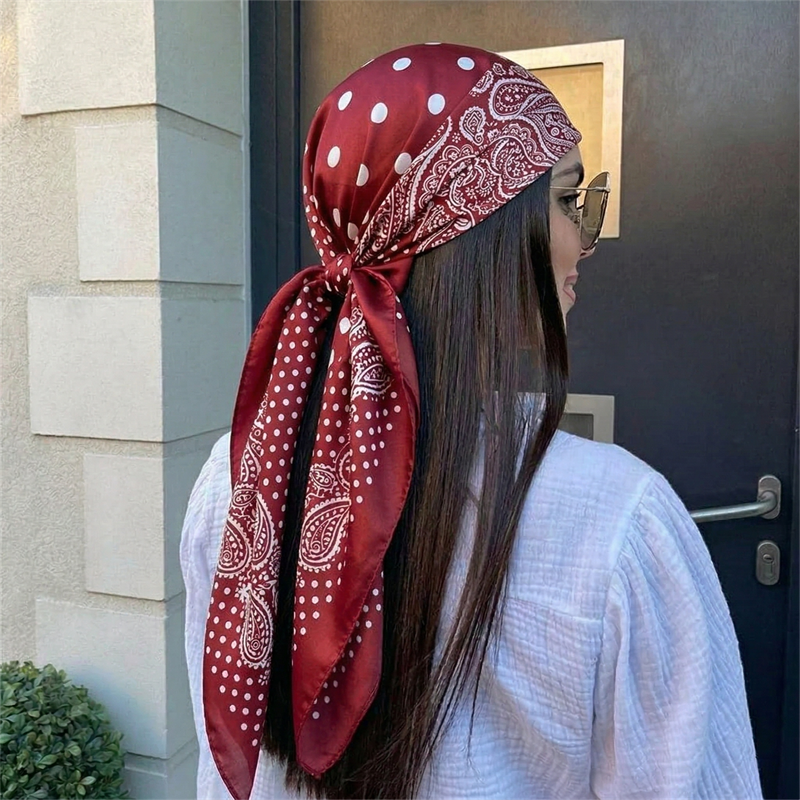 90cm Luxury Brand 2026 Dot Pri – Silk Neck Scarf Bewertung und Preis
