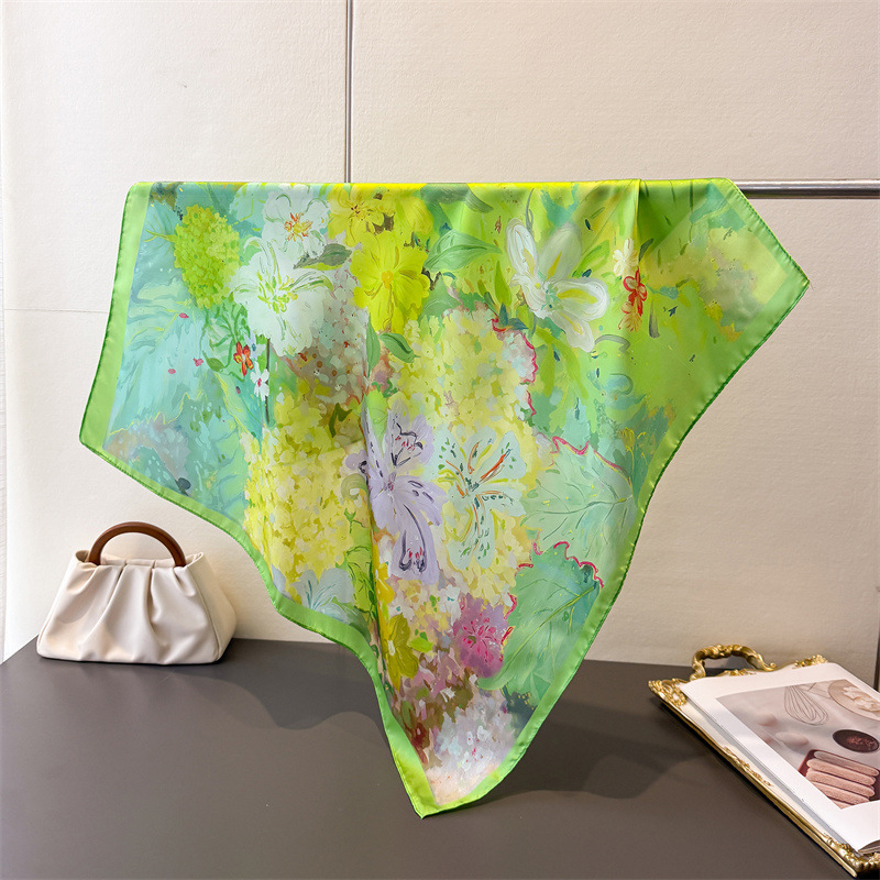 70*70cm Square Silk Scarf for  – Ascot Neck Scarf Bewertung und Preis