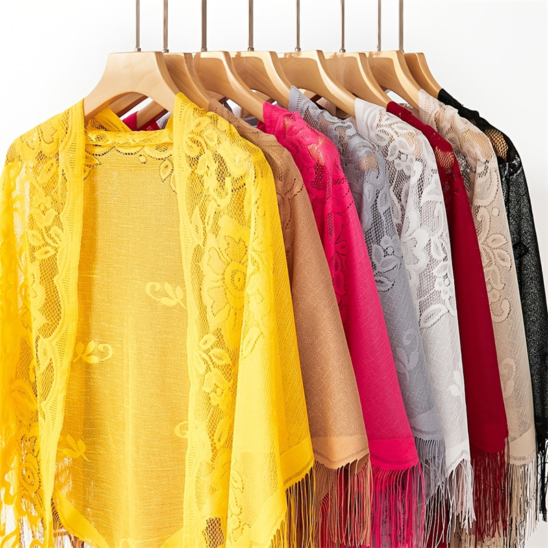 New Embroidery Lace Scarf Shaw – Stole Wedding Shawl Bewertung und Preis