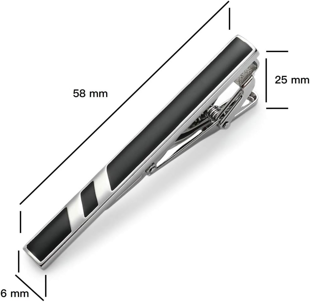 Classic Silver Tie Bar Set for – Tie Bar Set Gift Bewertung und Preis