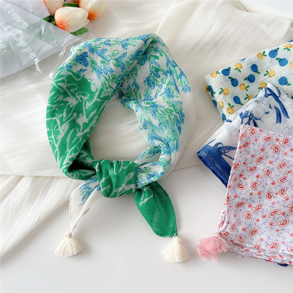 Summer Scarf Colorful Flower P – Bandana Cotton Bewertung und Preis