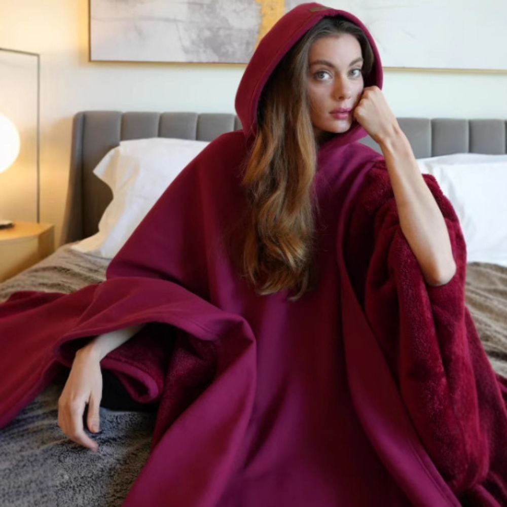 Good Quality Indio Cloak Hoodi – Woven Scarf Blanket Bewertung und Preis