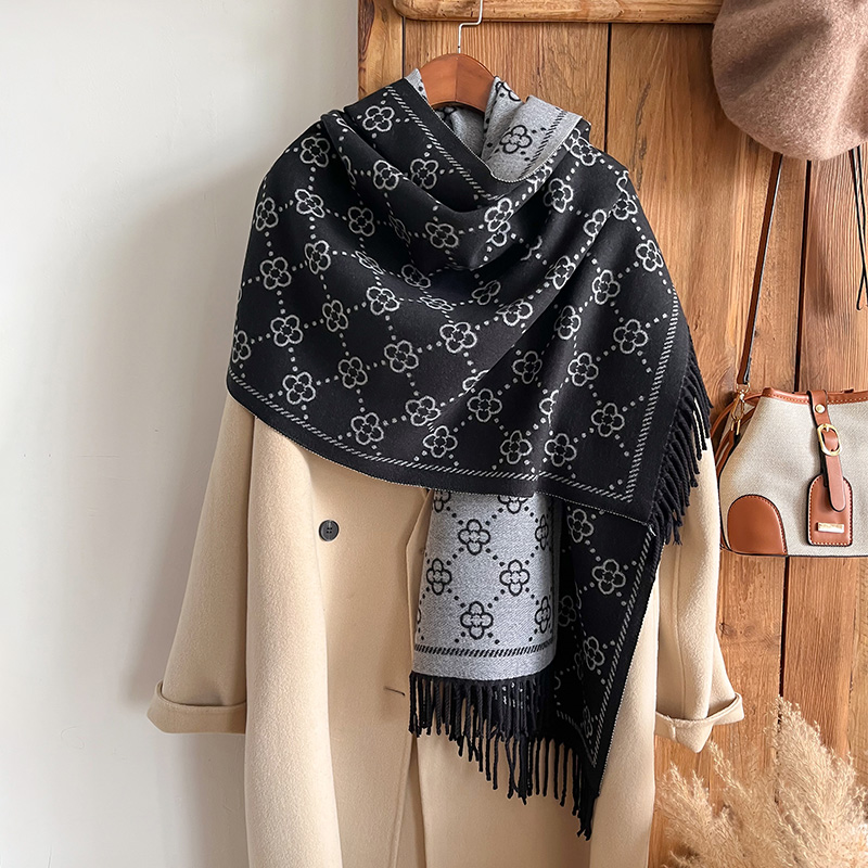 Brands Jacquard Design Winter  – Woven Scarf Blanket Bewertung und Preis