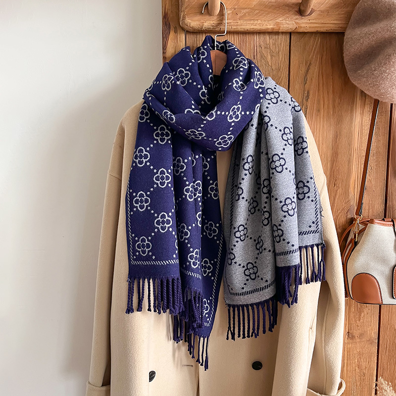Brands Jacquard Design Winter  – Woven Scarf Blanket Bewertung und Preis