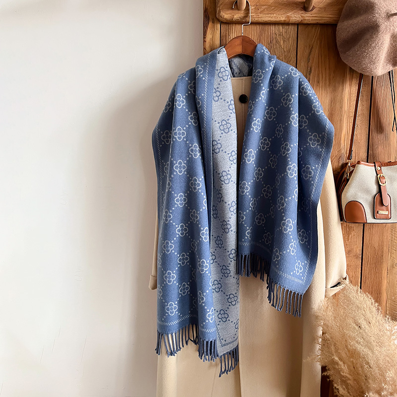 Brands Jacquard Design Winter  – Woven Scarf Blanket Bewertung und Preis