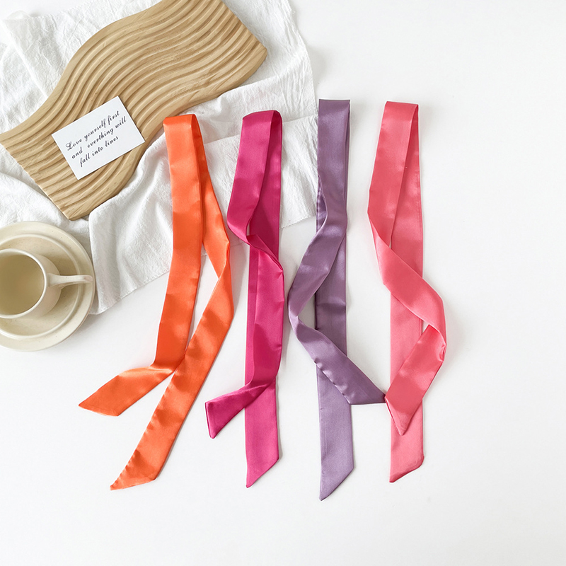 4x100cm Satin Silk Narrow Scar – Ascot Neck Scarf Bewertung und Preis