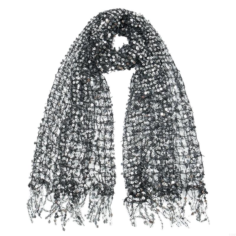 Y3NE Embellished Sequins Weddi – Stole Wedding Shawl Bewertung und Preis