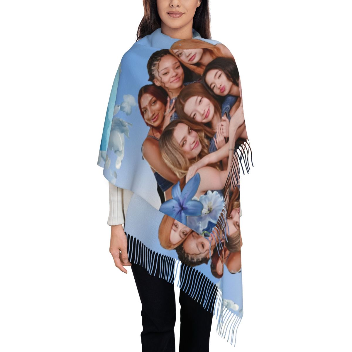 Katseye Kpop Scarf for Women W – Pashmina Wrap Large Bewertung und Preis
