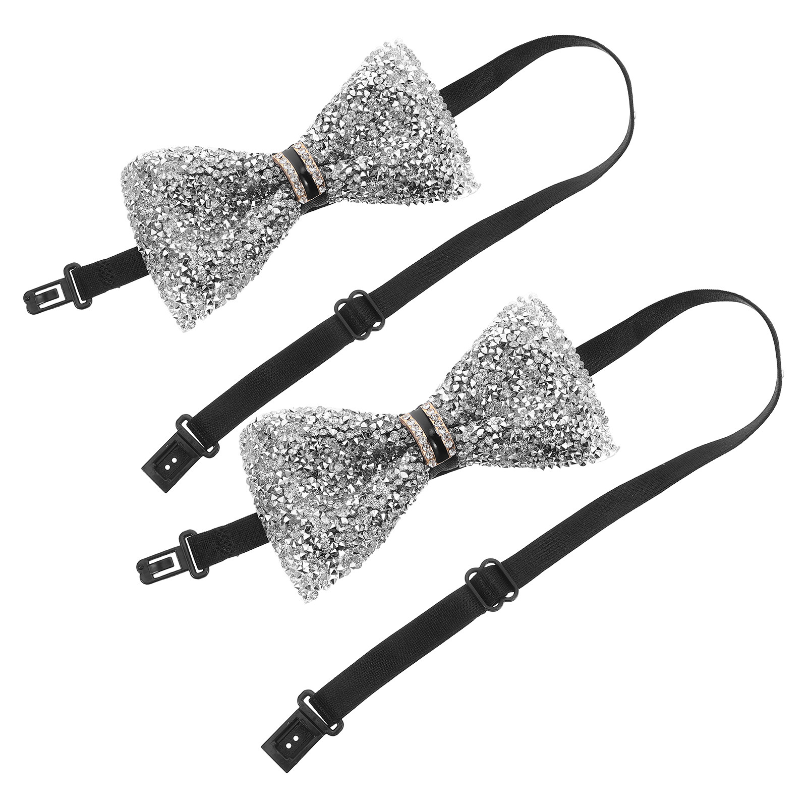 2Pcs Children Bow Tie Crystal  – Bow Tie Pre Tied Bewertung und Preis