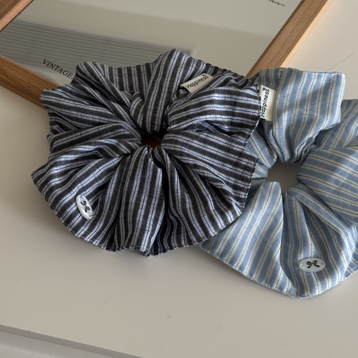 Korea Fashion Stripe Hair Rubb – Silk Tie Striped Bewertung und Preis