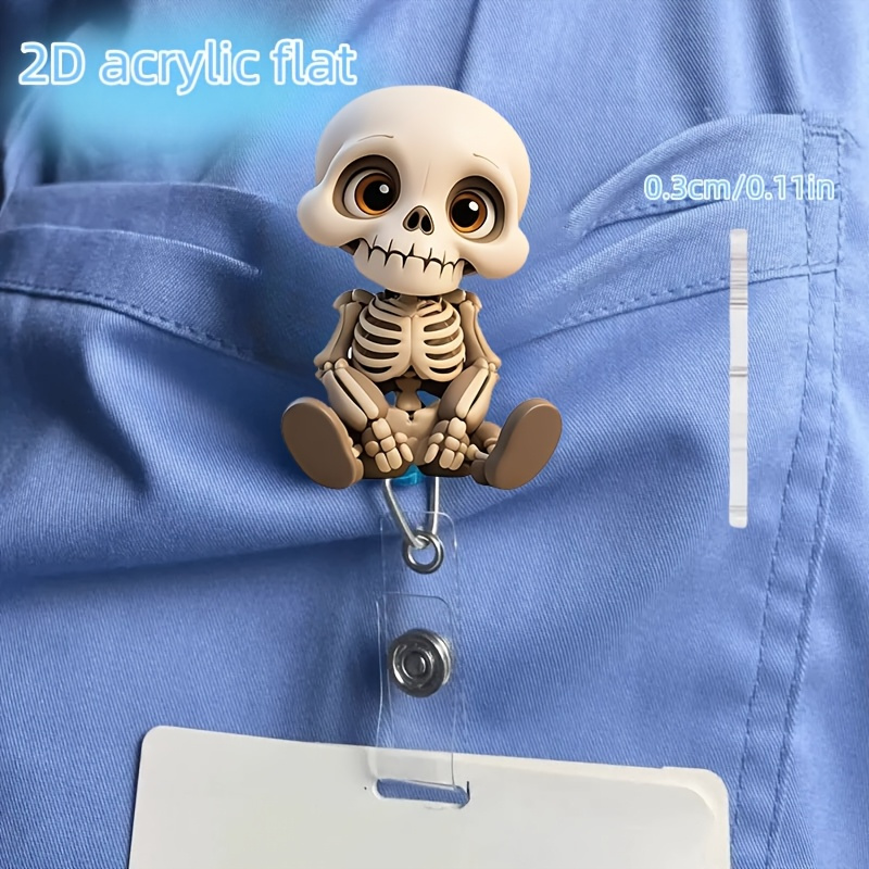 2D Flat, Acrylic Dazed Skull H – Lanyard Badge Holder Bewertung und Preis