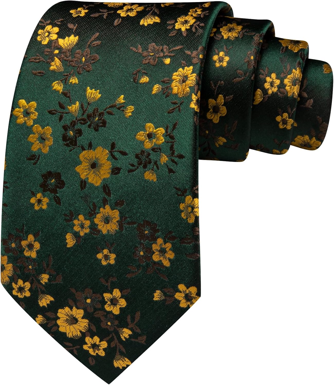 Men's Floral Paisley Silk Tie  – Pocket Square Set Bewertung und Preis
